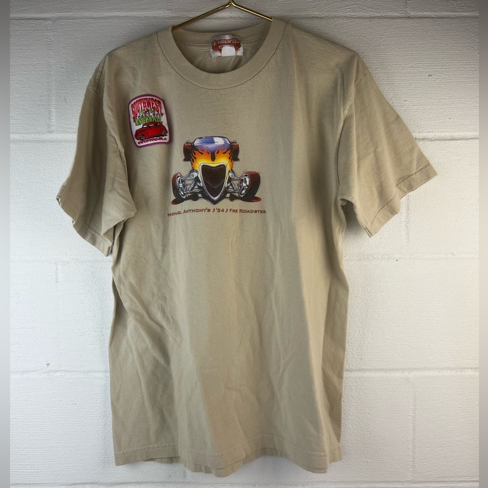 Bonneville Sports Michael Anthony’s 34 Fire Roadster Tshirt, Large